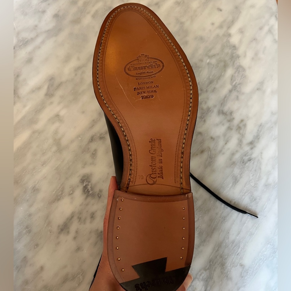 NWOT Church’s Dubai calf leather oxford black - Picture 6 of 14